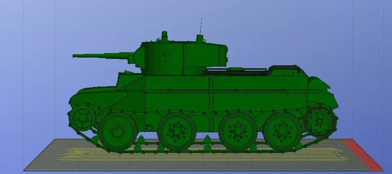 The Soviet cavalry tank BT-2