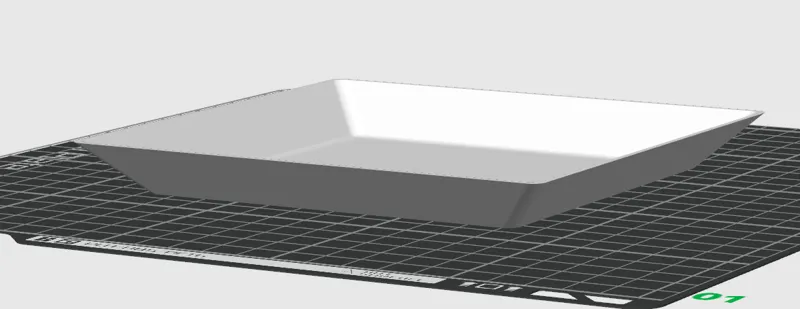 Flared Edged Tray
