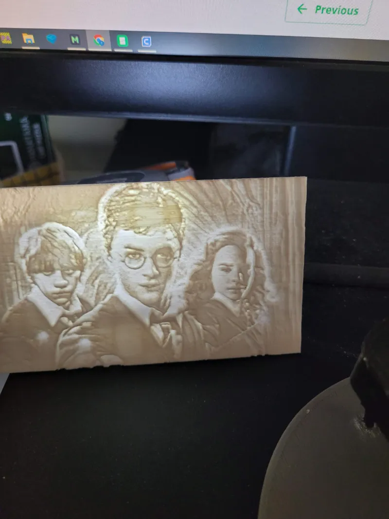 harry potter lithopane