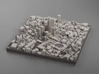 Maquette de Londres façon voxel — photo 1