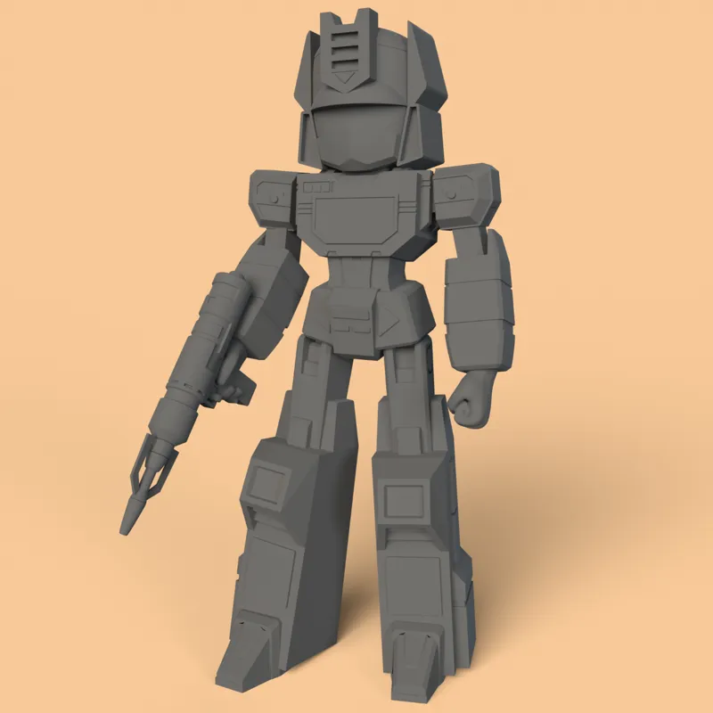 Decepticon Soundwave - Chibi/Stylized