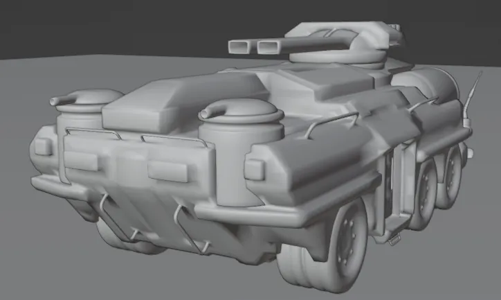 Amphibious tank