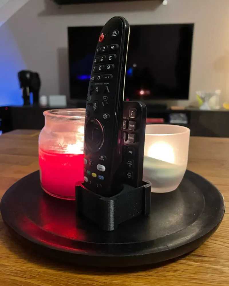 LG remote control table mount