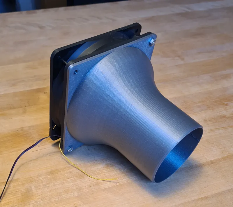 120mm Fan to 75mm Pipe Adapter