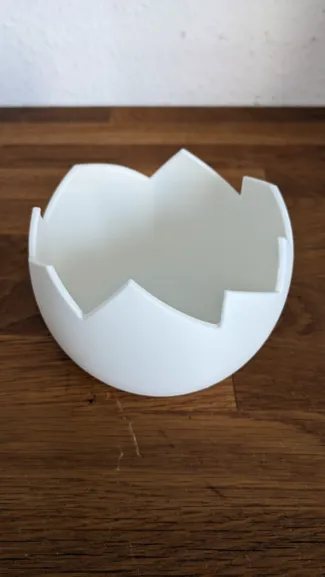 egg peel cup easter basket