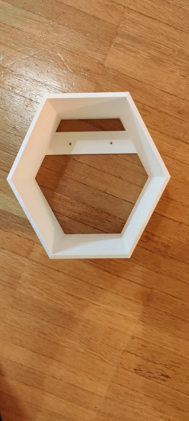 Hexagonal shelf