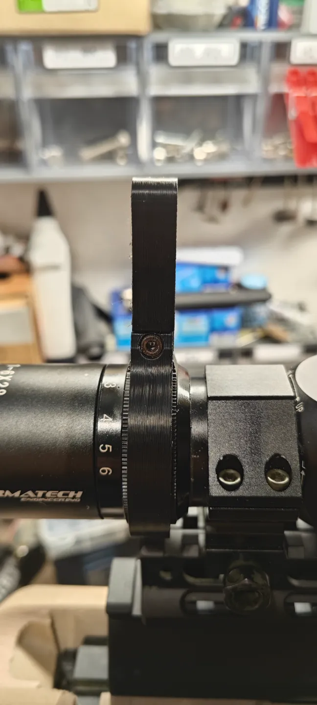 Supremacy Scope adjustment lever