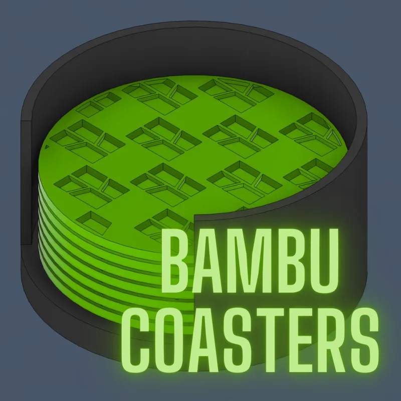 Bambu Coaster (Stackable)