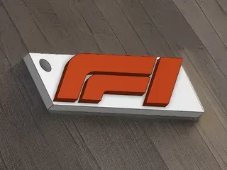 Keychain F1 Logo