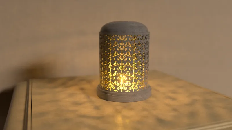 Geometric Trellis Tea Light cover