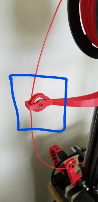 Ender 3 Filament Arm Guide Bearing