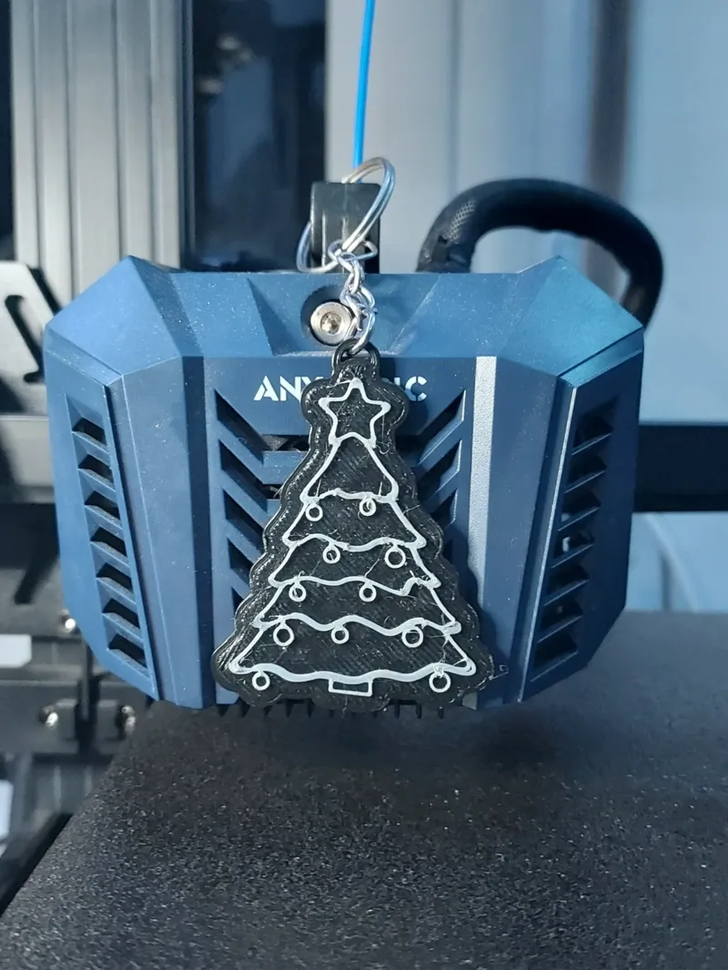 LLAVERO ARBOL NAVIDAD - CHRISTMAS TREE KEYRING
