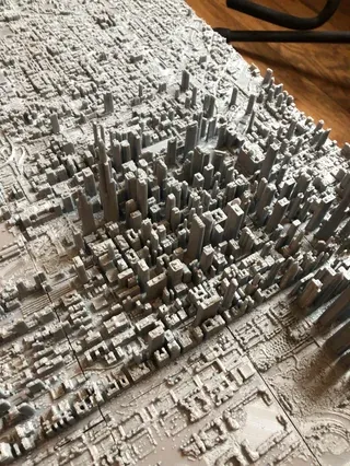 7  Mile² Chicago LIDAR Map
