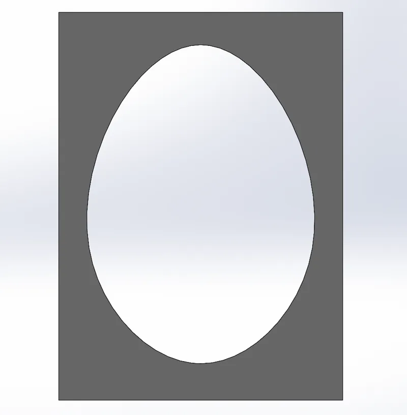 Easter Egg Stencil