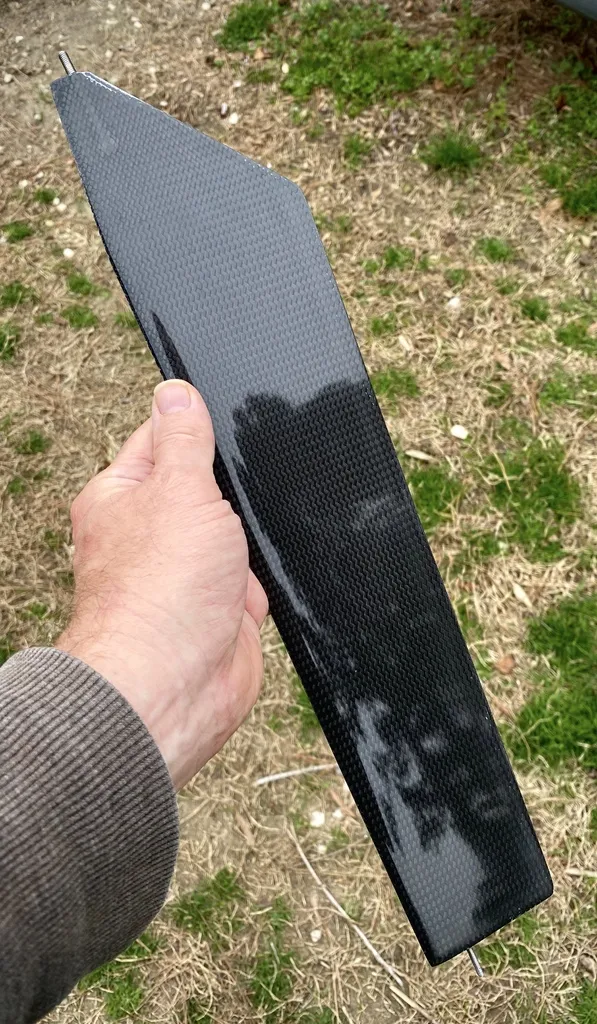 RC Sailboat keel fin for IOM carbon fiber mold