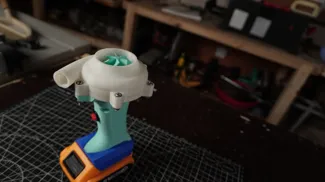 turbo blower with hand grip