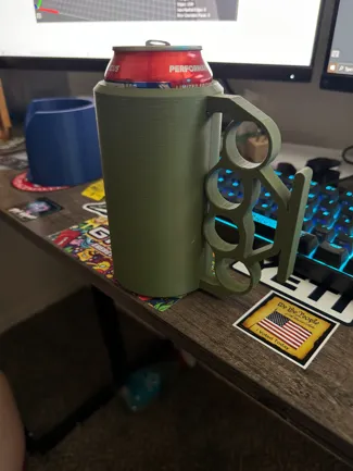Brass Knuckle Koozie V2 16OZ