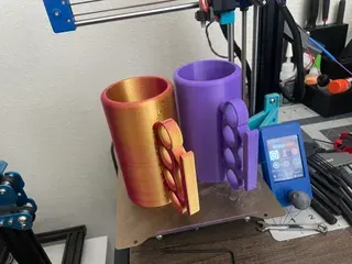 Brass Knuckle Koozie 16OZ