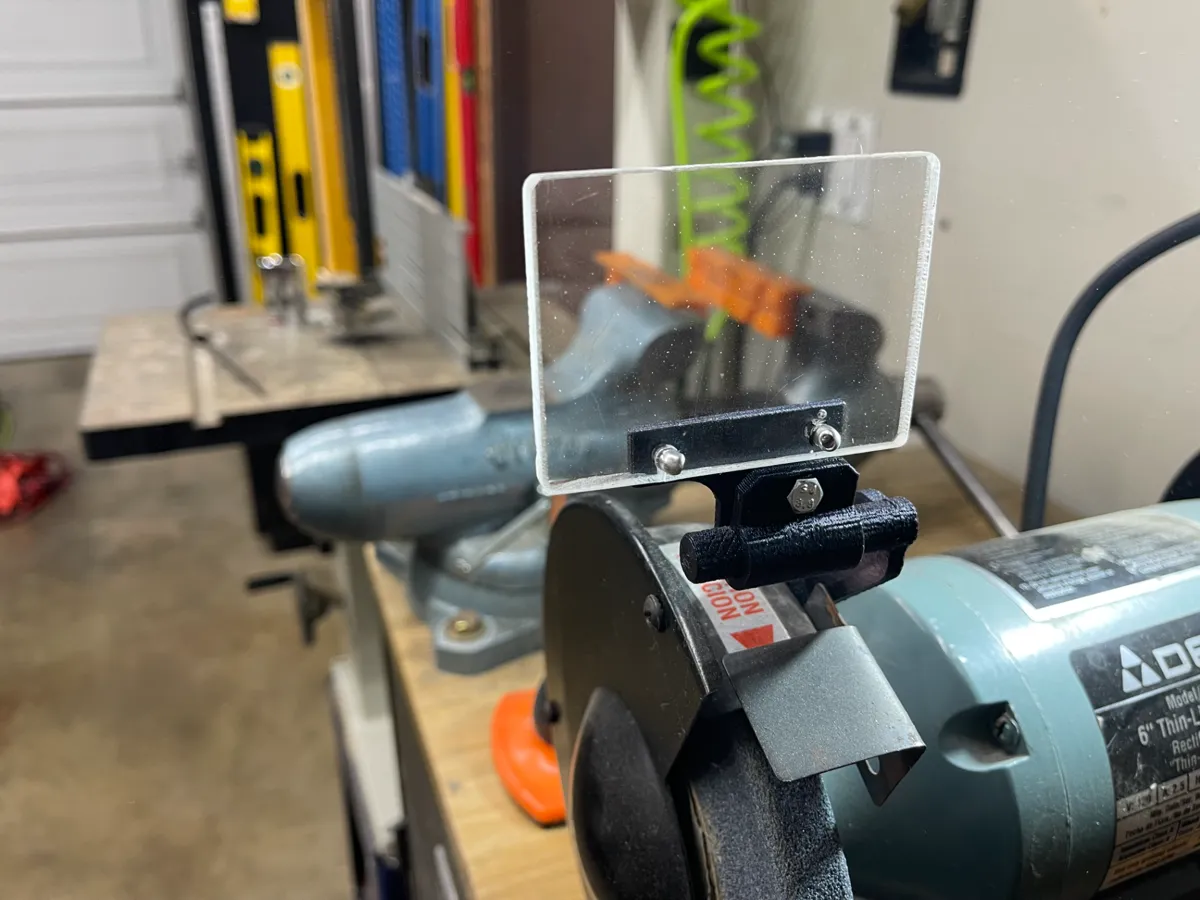 Bench Grinder Eye Shield by RedWizard MakerWorld: Download Free 3D Models