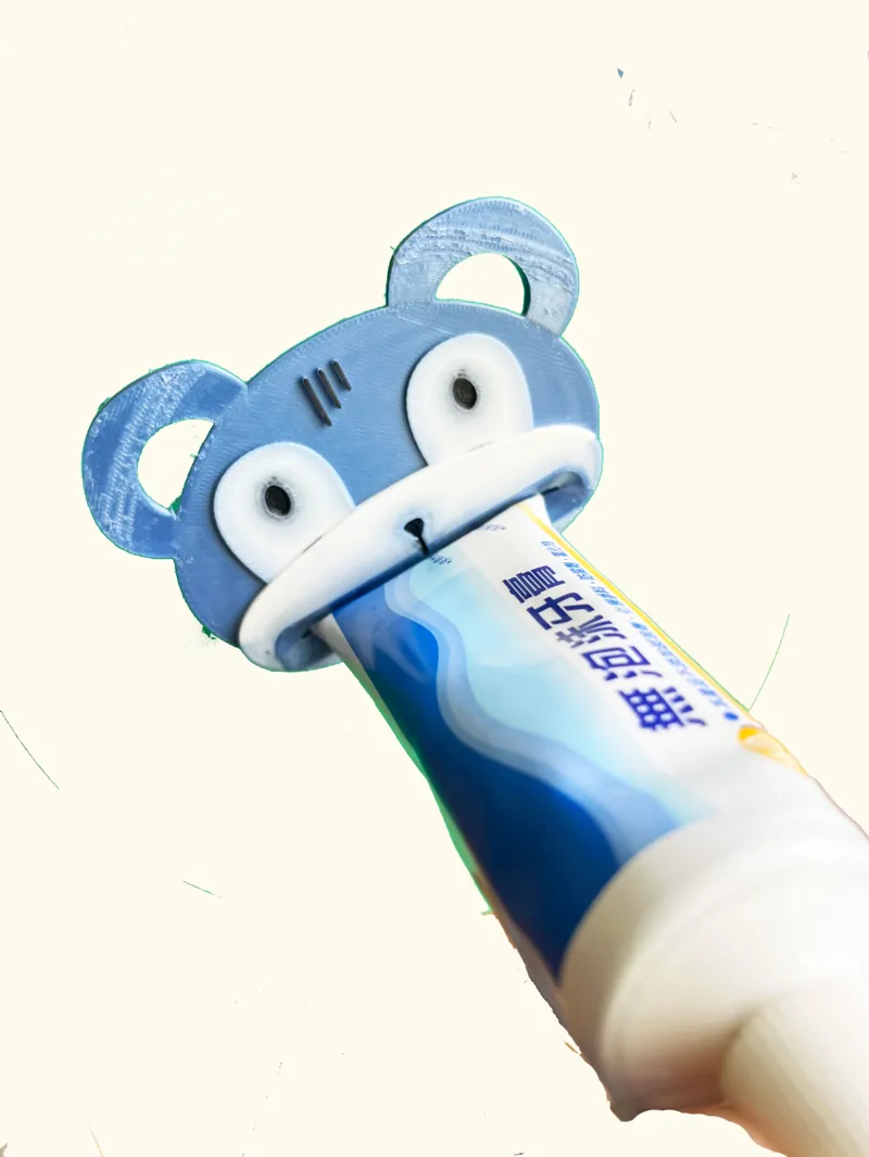 啊熊口吐白沫牙膏擠出器
