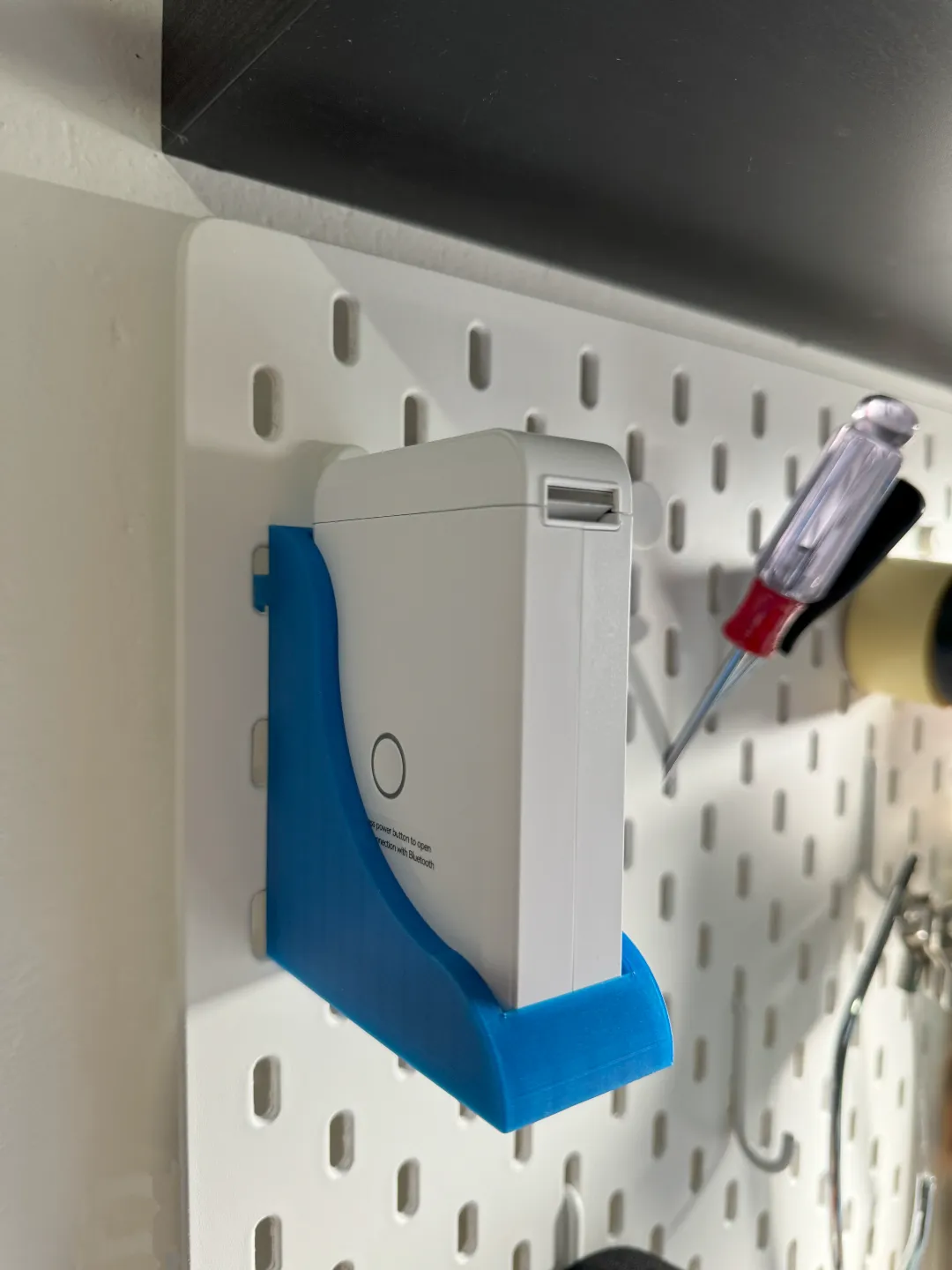 Support Niimbot D110 pour panneau IKEA Skadis