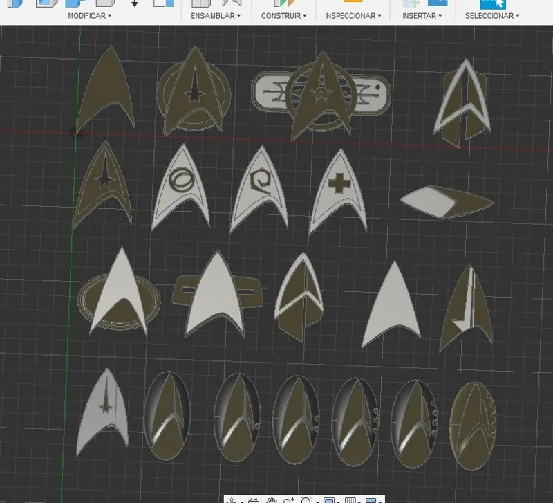 Star Trek Delta's (badges)