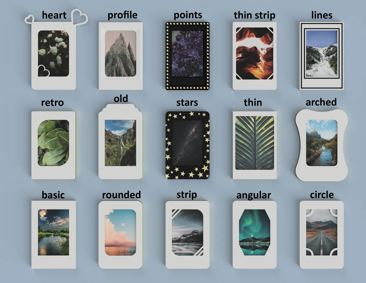 15 Picture frames with stand and wall mount view 2