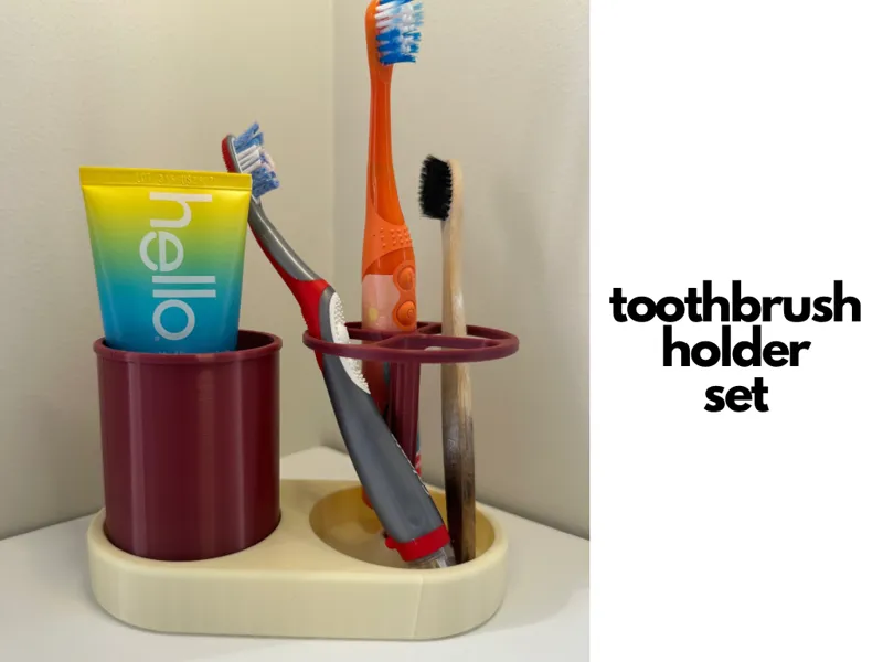 BloomBrush Toothbrush Holder Set