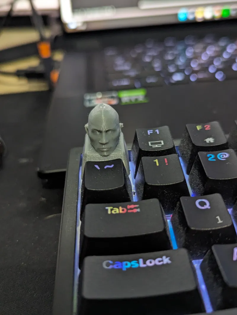 the rock head keycap