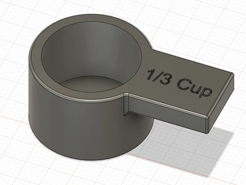 1/3 measuring cup