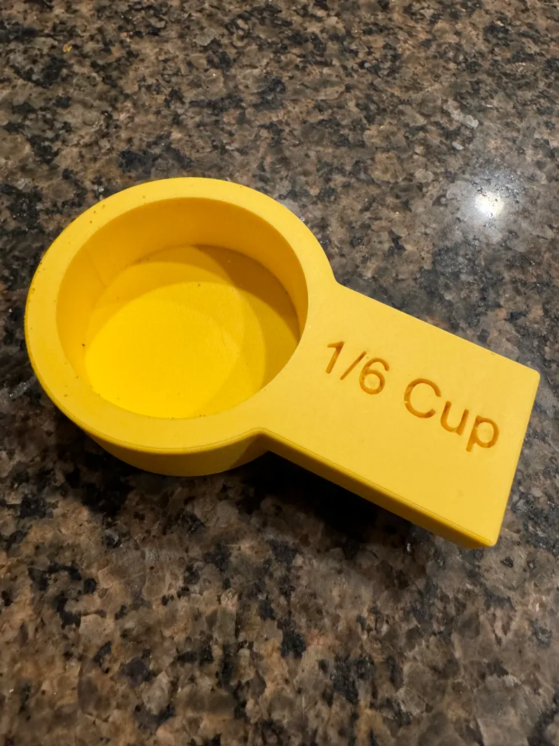 1/6 measuring cup