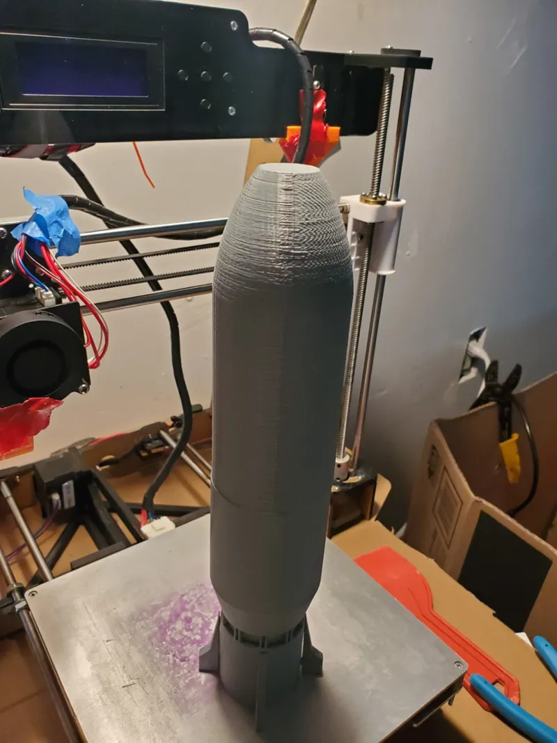 Mark 17 & 24 Nuclear Bomb Scaled