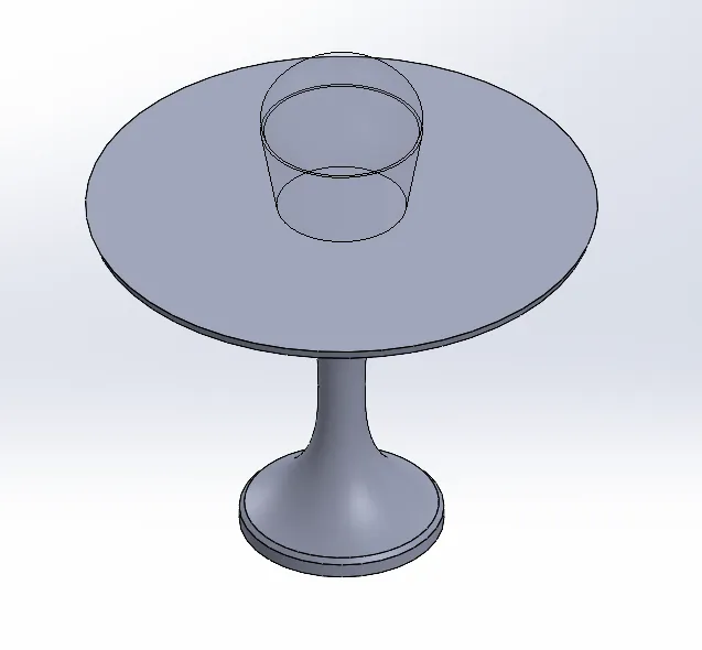 Rounded Cake and cupcake Riser