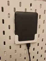 Support disque dur pour panneau IKEA Skadis — photo 1