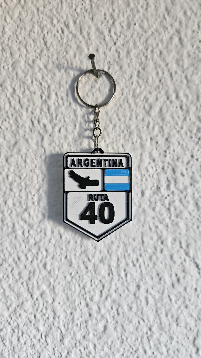 Ruta 40 keychain