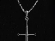 Broken Sword Pendant