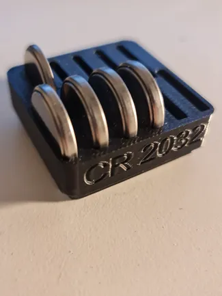 gridfinity coin cell battery holders
