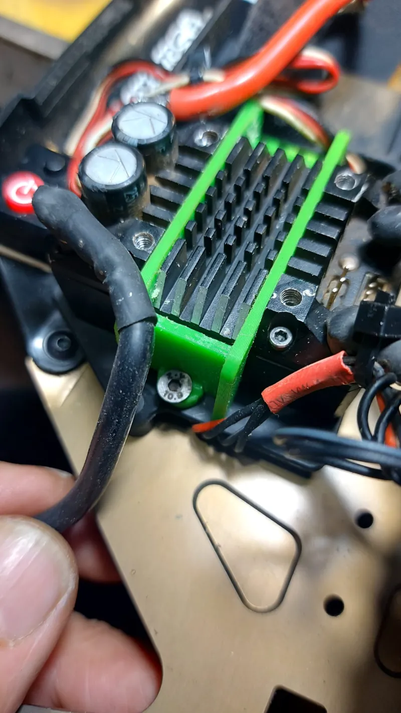 Accessorio per fissaggio Esc Hobby Wing Sct 8 R