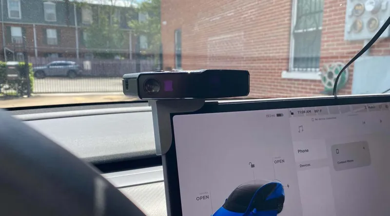 Tesla Model Y Center Screen Radar Detector Mount