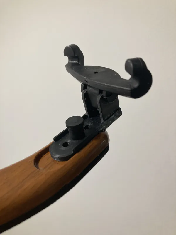 Veola/violin shoulder rest bracket