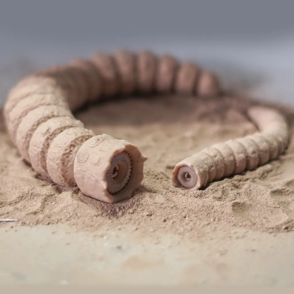 Ver des sables articulé (façon Dune)