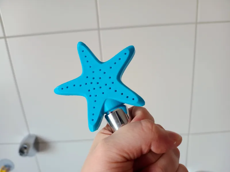 Sea star shower head