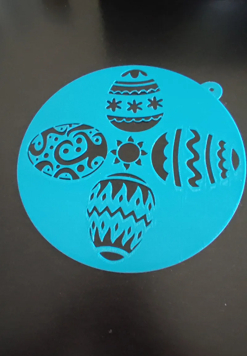 Easter Eggs Stencil