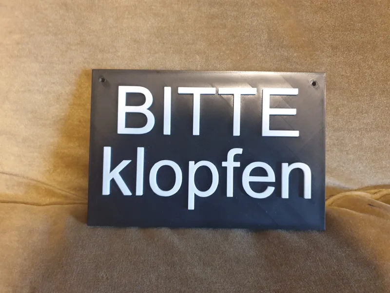 sign/Türschild