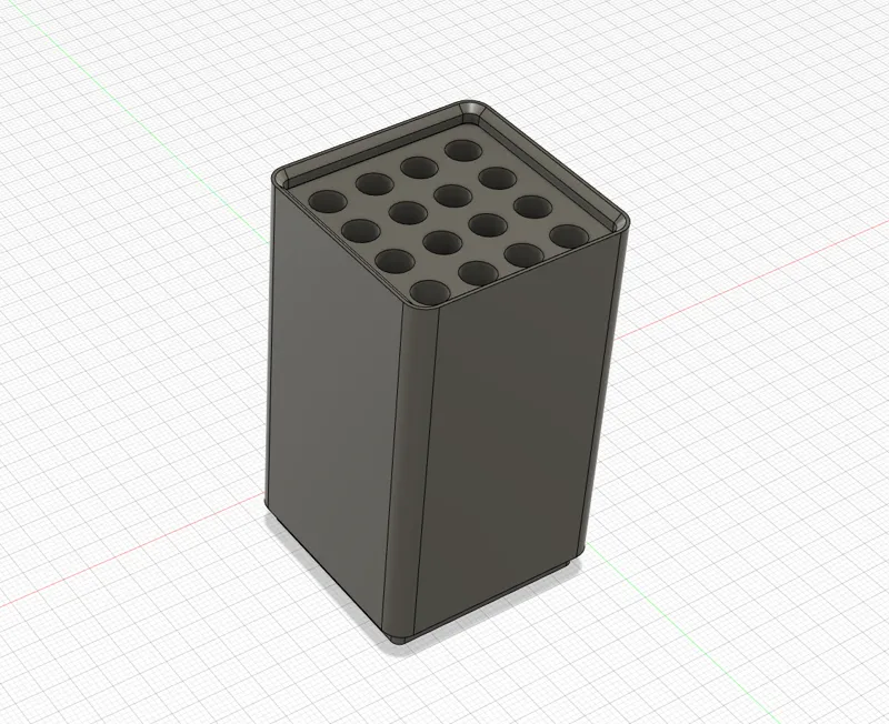 Diamond File holder Gridfinity 1x1