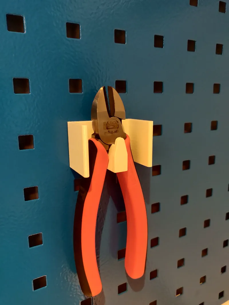 Side Pliers Holder - Square Pegboard