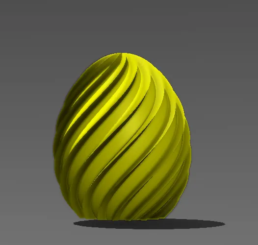 Spiral Easter Egg