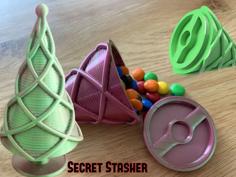 Christmas Tree Secret Stasher