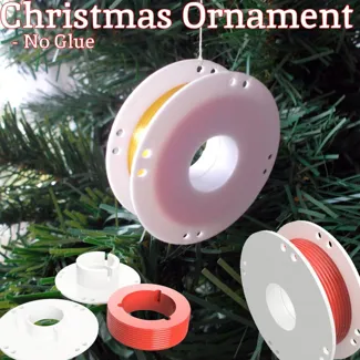 Filament Reel Christmas Ornament