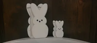 Easter Bunny Peep storage container/Russian dolls